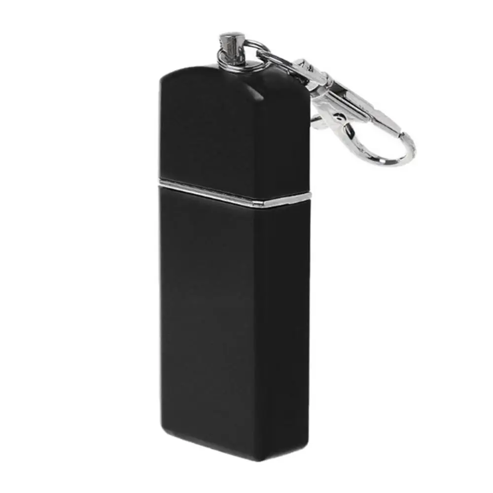 Mini Pocket Ashtray Portable Keychain Metal Ashtray Outdoor Travel Smoking Ash Holder Case Household Merchandises