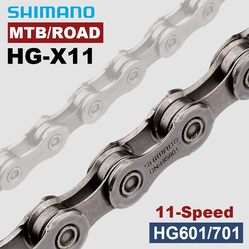 SHIMANO ULTEGRA DEORE  CN-HG701 11 Speed Chain CN-HG601 11S MTB Road Bike Chains for Ultegra 6800 R8000 xt m8000