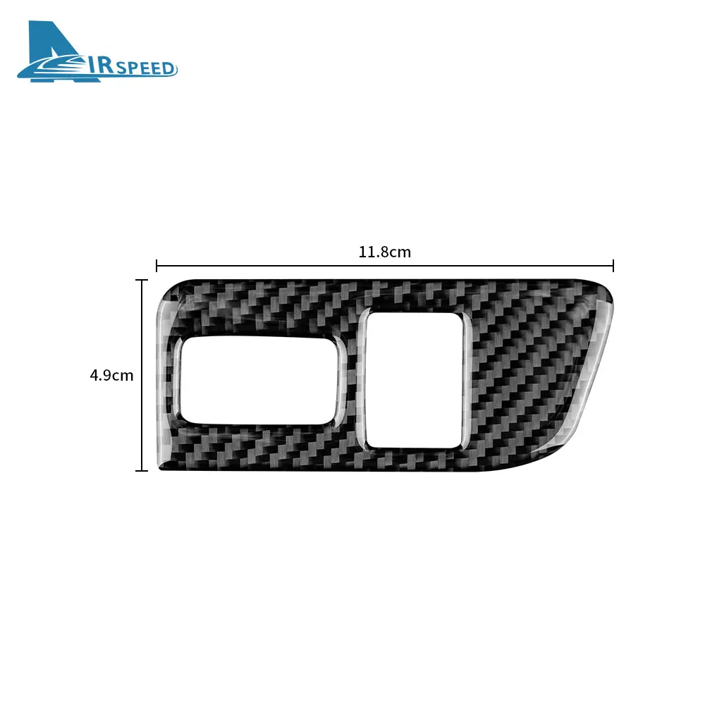 Real Soft Carbon Fiber for Subaru BRZ Toyota 86 2012 2013 2014 2015 2016 2017 2018 2019 2020 LHD RHD Car Trunk Button Sticker