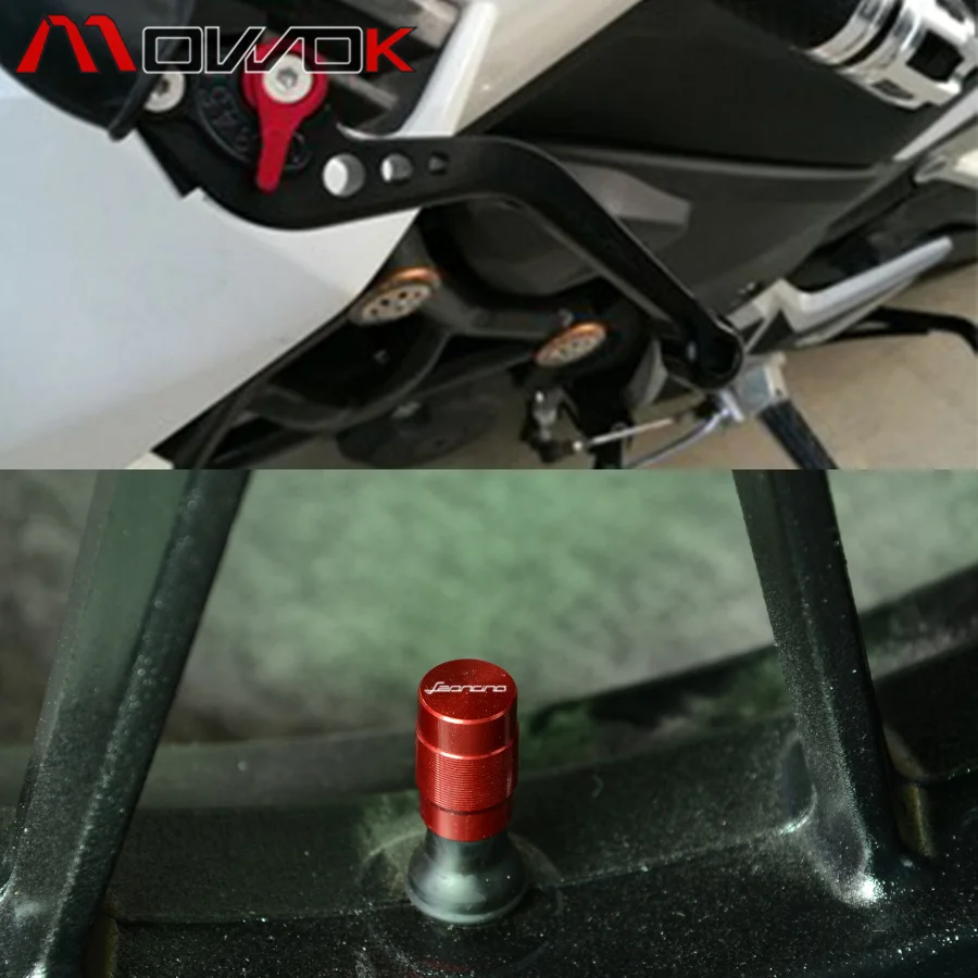 For Benelli Leoncino 500 leoncinX Leoncino500 2019-2020 Accessories Tire Valve caps Cover & Motorcycle Short Brake Clutch Levers