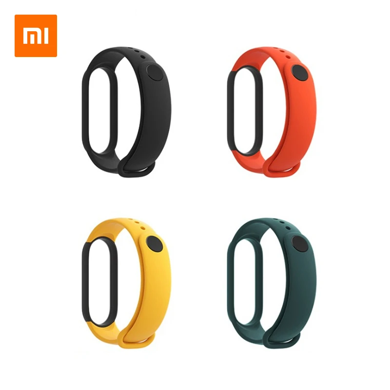 Original Xiaomi Mi Band 5 Strap Green Pink Color Smart Accessories for Xiaomi Miband 5 NFC Smart Wristbands