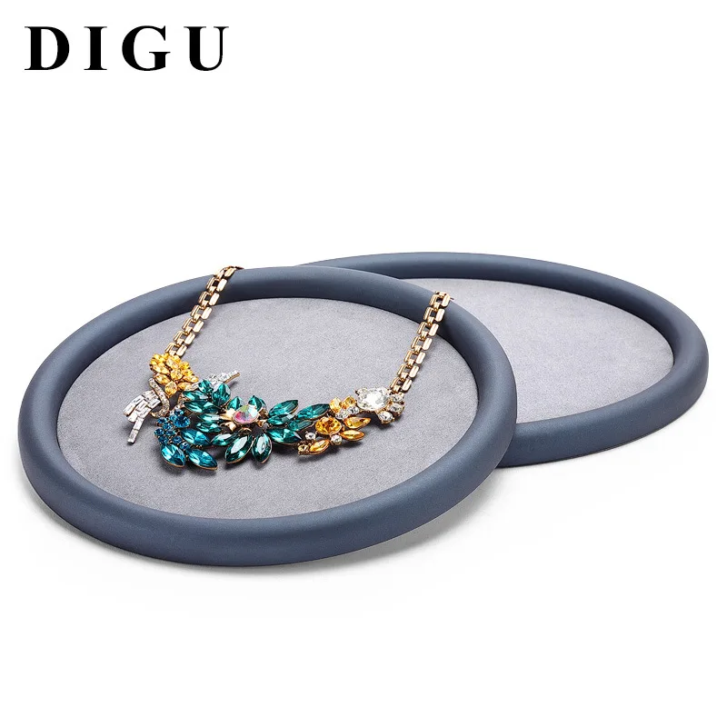 

PU leather jewelry display tray ring necklace watch jewelry storage tray jewelry multi-purpose viewing tray can be customized