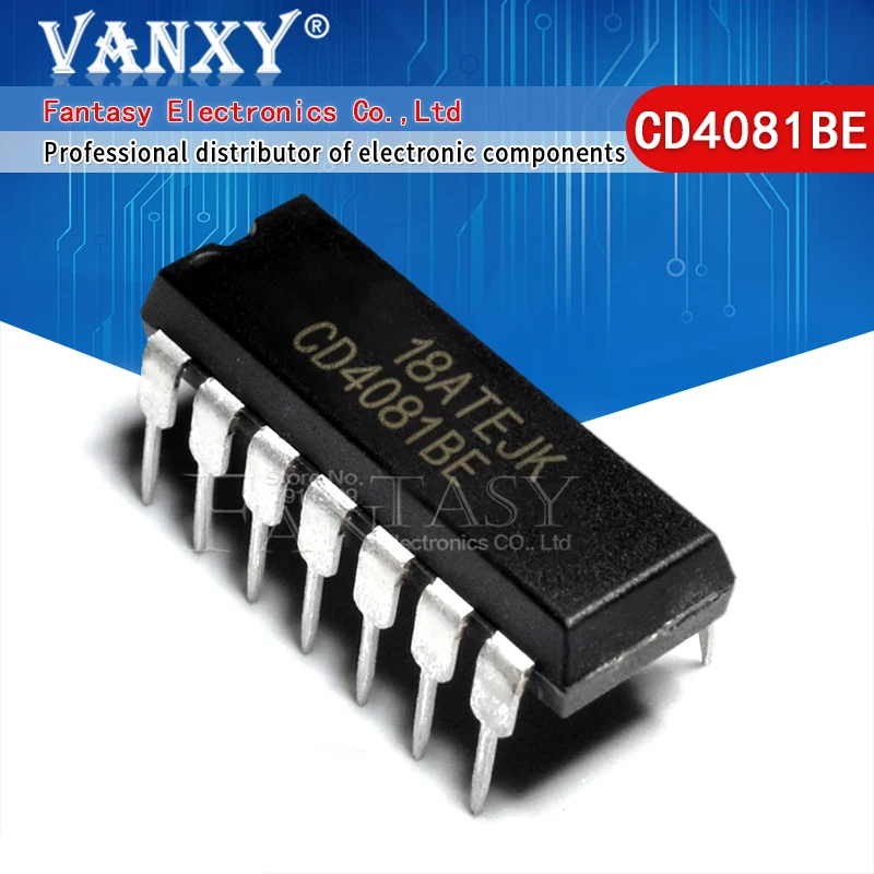 

10 шт. CD4081BE DIP14 CD4081 DIP 4081 4081BE DIP-14 Новый и оригинальный IC