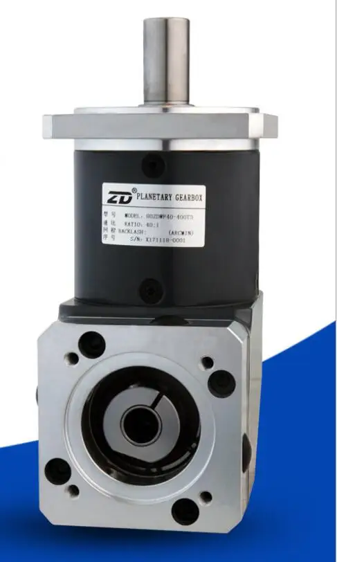 ZD medium and large 60ZDWE planetary gear right angle reducer servo stepping planetary right angle reducer 10:1 speed rate