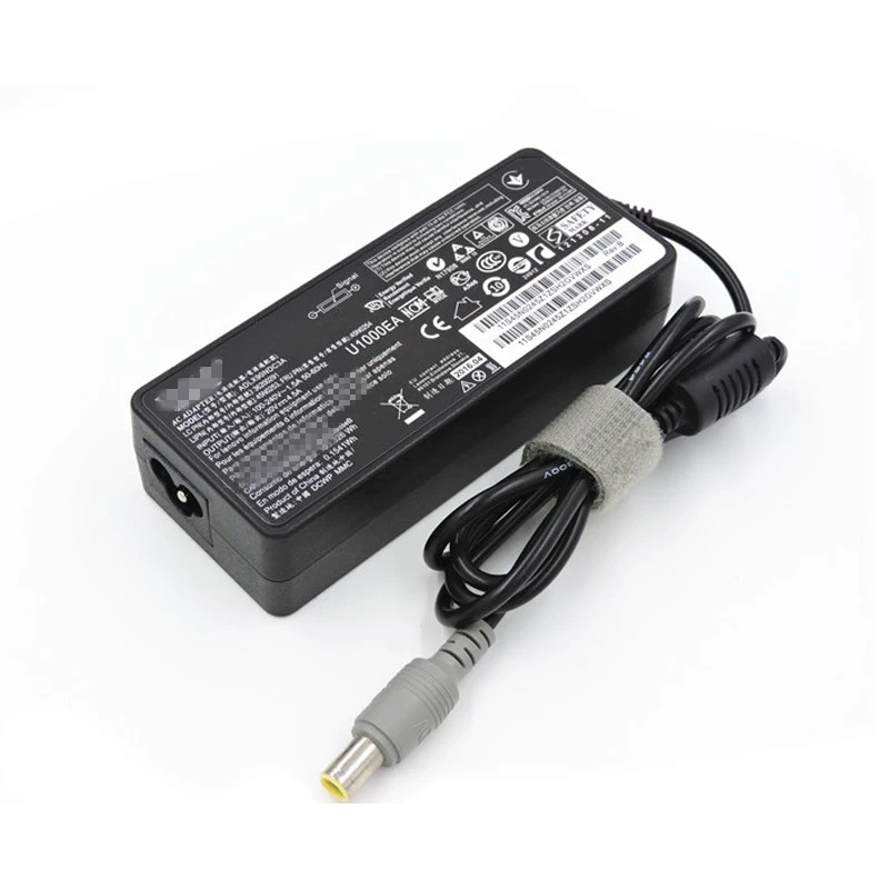 New 20V 4.5A 90W AC Adapter Charger For lenovo T61 T520 SL400 SL410k E420 T430 W500 Laptop  7.9X5.5mm  Cable