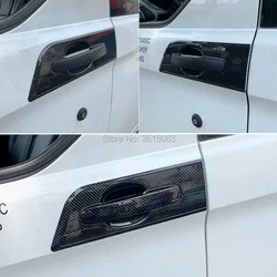 For Ford Transit 2017 2018-2020 External Door Handle Bowl Cover protector Stickers Trim ABS Chrome Car Decoration Accessories