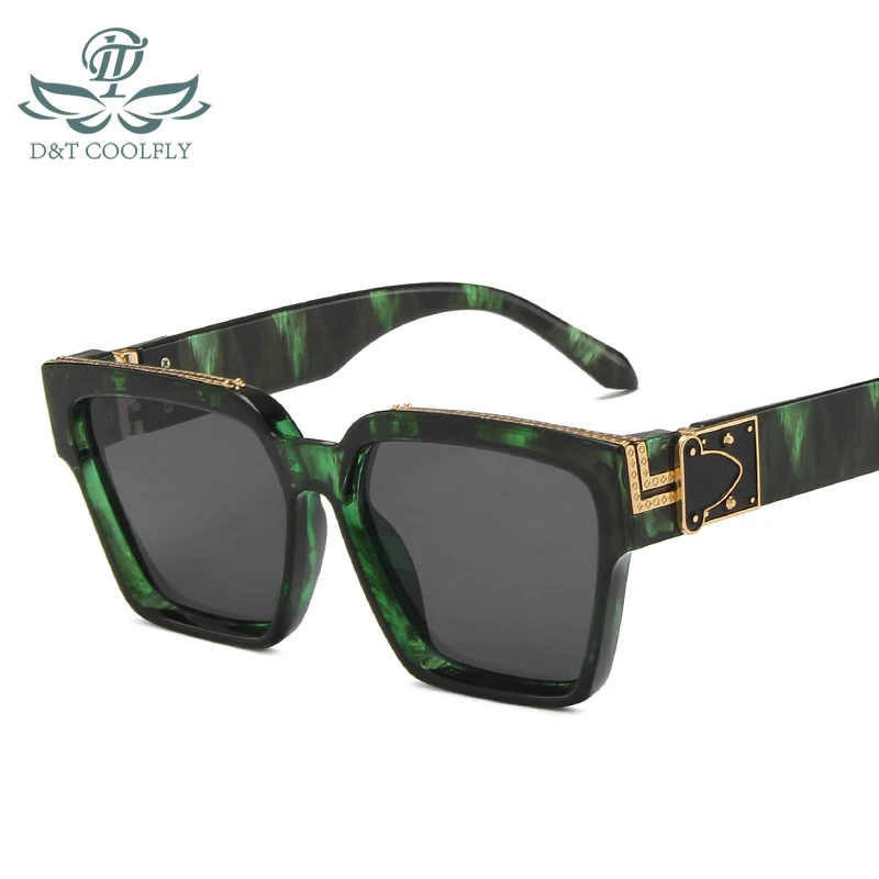 D&T 2020 New Fashion Cat Eye Sunglasses Women Men Cool PC Color Lens Metal Logo PC Frame Leopard Brand Designer Sunglasses UV400