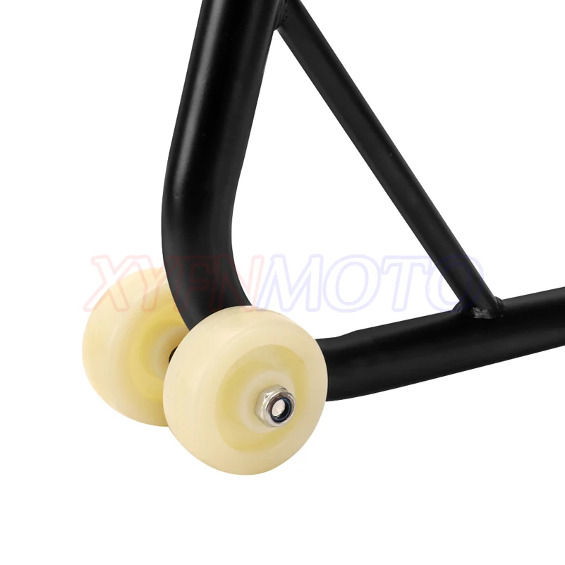 Supporti per moto Set completo telaio di supporto ruota anteriore e posteriore strumenti di riparazione pneumatici supporti per moto sollevamento forcellone per riparazione ruote