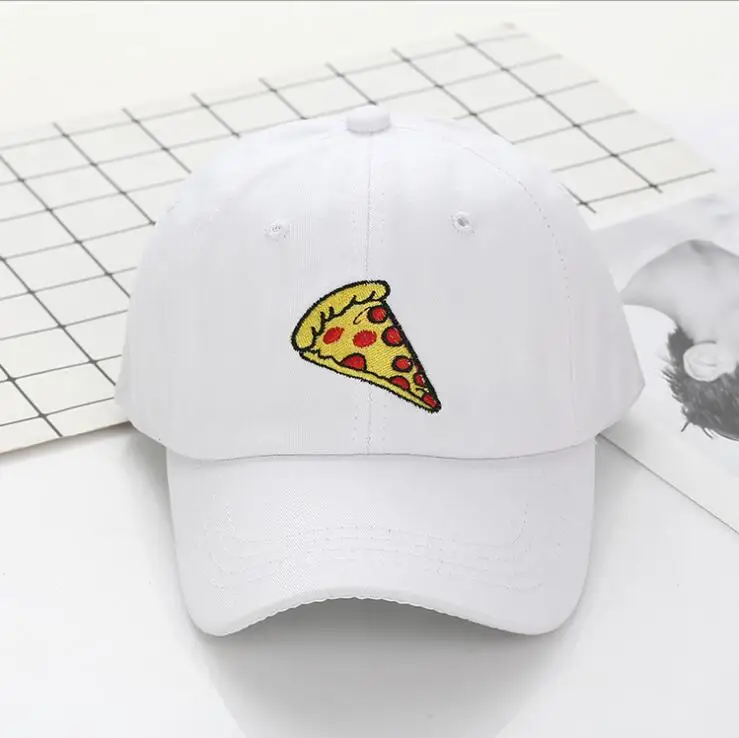 2020 new pizza embroidery baseball cap trucker hat for women men unisex adjustable size dad cap hats Leisure cap