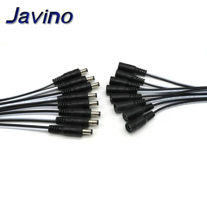 5pcs 5.5x2.1 Plug DC male or Female Cable Wire Connector For 3528 5050 LED Strip Light