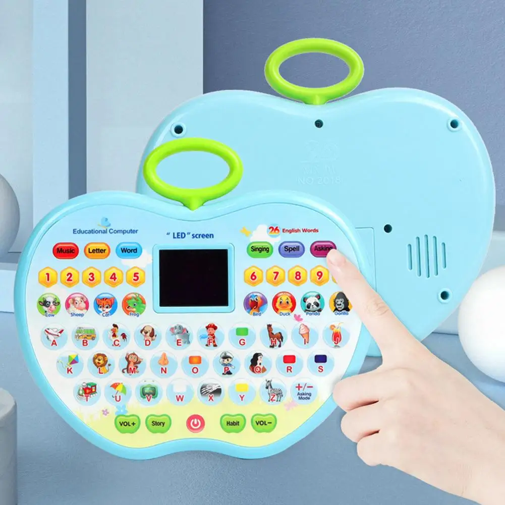 Elektronische Kinder Lernen Maschine Studie Tablet Laptop Musical Spielzeug Mit Led-bildschirm Kinder Frühen Pädagogisches Spielzeug Für Baby