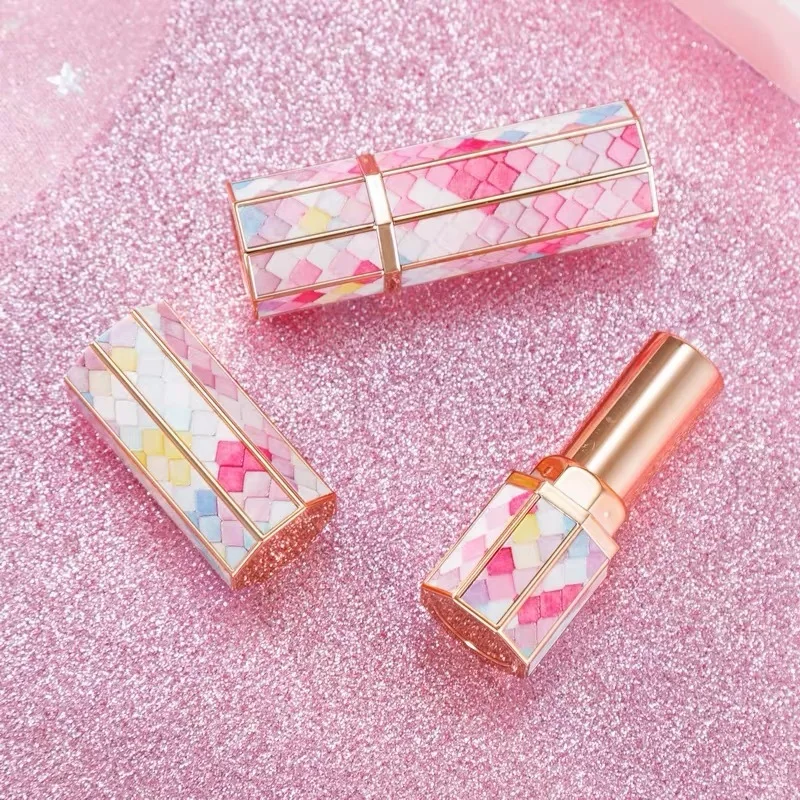 Marble Lipstick Tube 12.1mm Diy Lip Balm Tubes Homemade Lip Stick Beauty Lipstick Balm Containers Empty Lip Gloss Tubes Travel