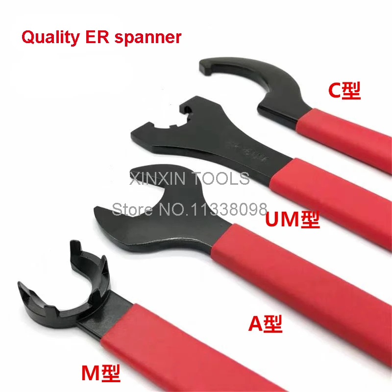 NEW A/M/UM Type ER Collet Chuck ER8A ER11A/ER16A/ER20A/ER25UM/ER32UM/ER40UM Nut Wrench CNC Milling Tool Lathe Tools ER Spanner