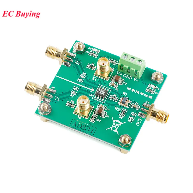 AD834 Four Quadrant Multiplier Module 500MHz Signal Conditioning Power Control Double Frequency Multiplier