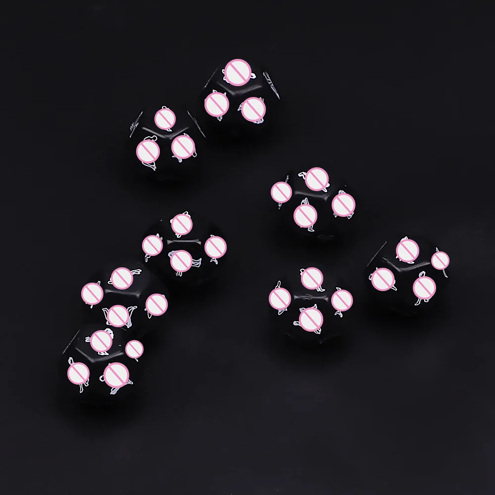 Exotic Accessories of 12 Sides Luminous Sex Dice Toys for Couples Adults Games Romance Love Hunour Flirting Erotic Sexy Shop