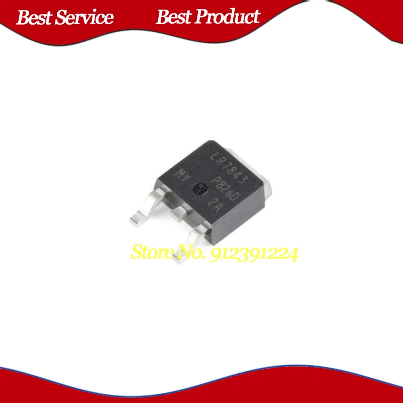 IRLR7843 LR7843 TO-252 30V 161A nuevo y Original, 20 unidades por lote, en Stock