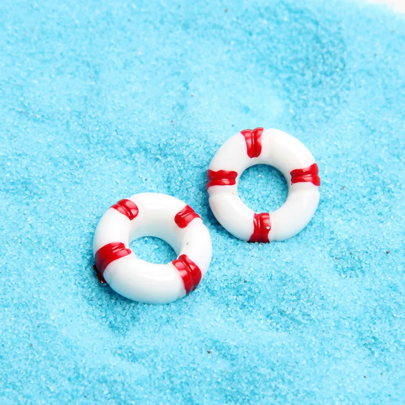 Kawaii Resin Boat/Paddle/Anchor/Starfish/Life Buoy Beach Items Miniature Flat back Cabochon Art Supply DIY Craft Decoration
