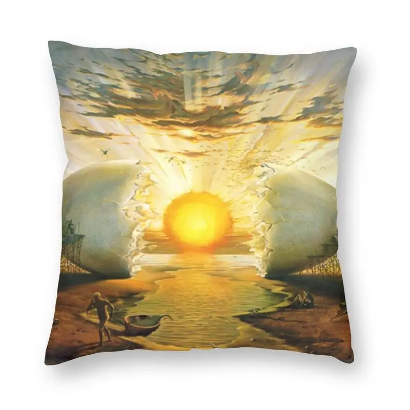 Salvador Dali Art Print Cushion Cover Double-sided Printing Floor Pillow Case for Car Fashion Pillowcase Home Decoration