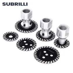 SUBRILLI mini Diamond Saw BIade With RemovabIe FIange M14 5/8-11 Engraving Cutting Disc Carving Concrete Granite Sandstone