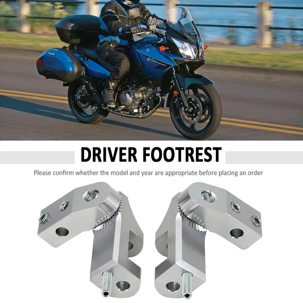 

NEW Motorcycle For Suzuki DL 650 V-Strom Foot Peg Passenger Footpeg Lowering Kit DL1000