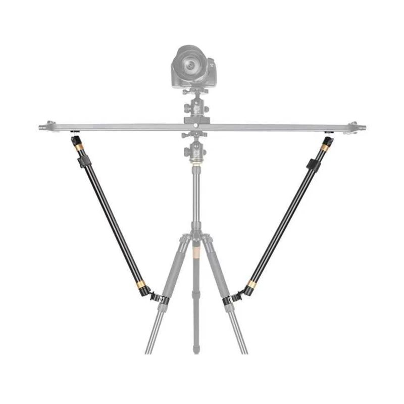 QZSD Camera Video Slider Rail Support Rod for Slider Dolly Rail Track Photography DSLR Camera Stabilizer System Tripod Accessory