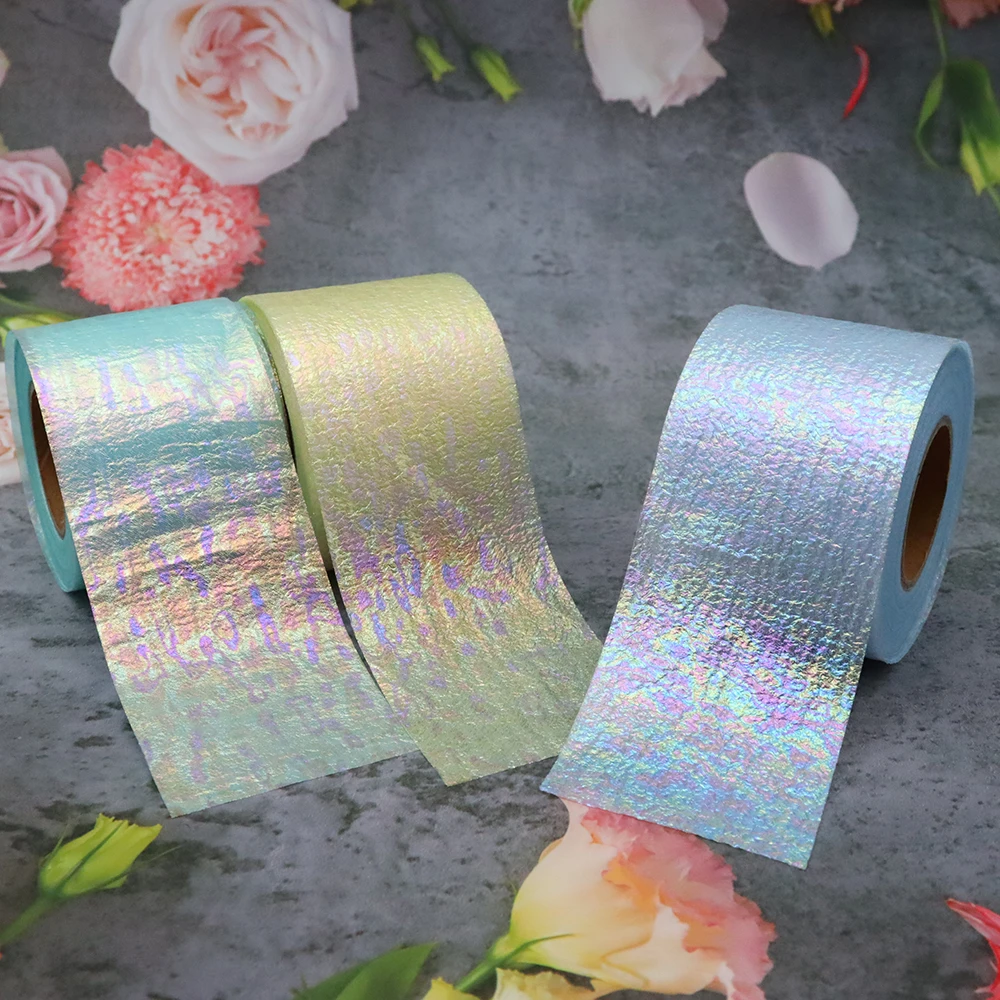 Iridescent Tulle Glitter Ribbon, Crepe Organza Mesh Fabric Belt, DIY Craft Acessório, Cabelo Clip Bow, Cake Topper, 6cm, 25 jardas