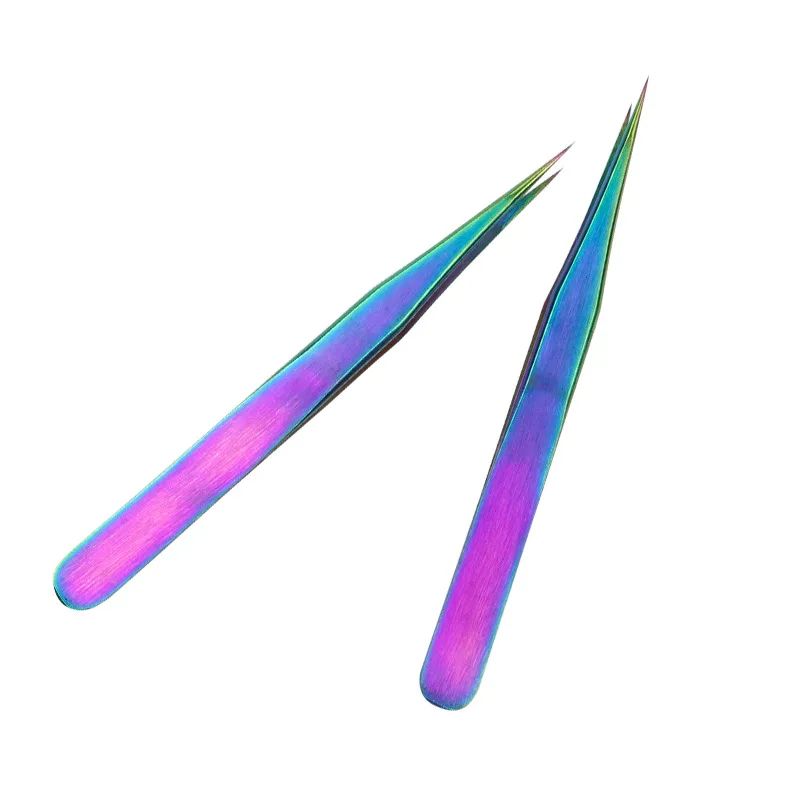 Pinzette industriali di precisione set di utensili manuali per la riparazione del telefono con pinze diritte curve antistatiche