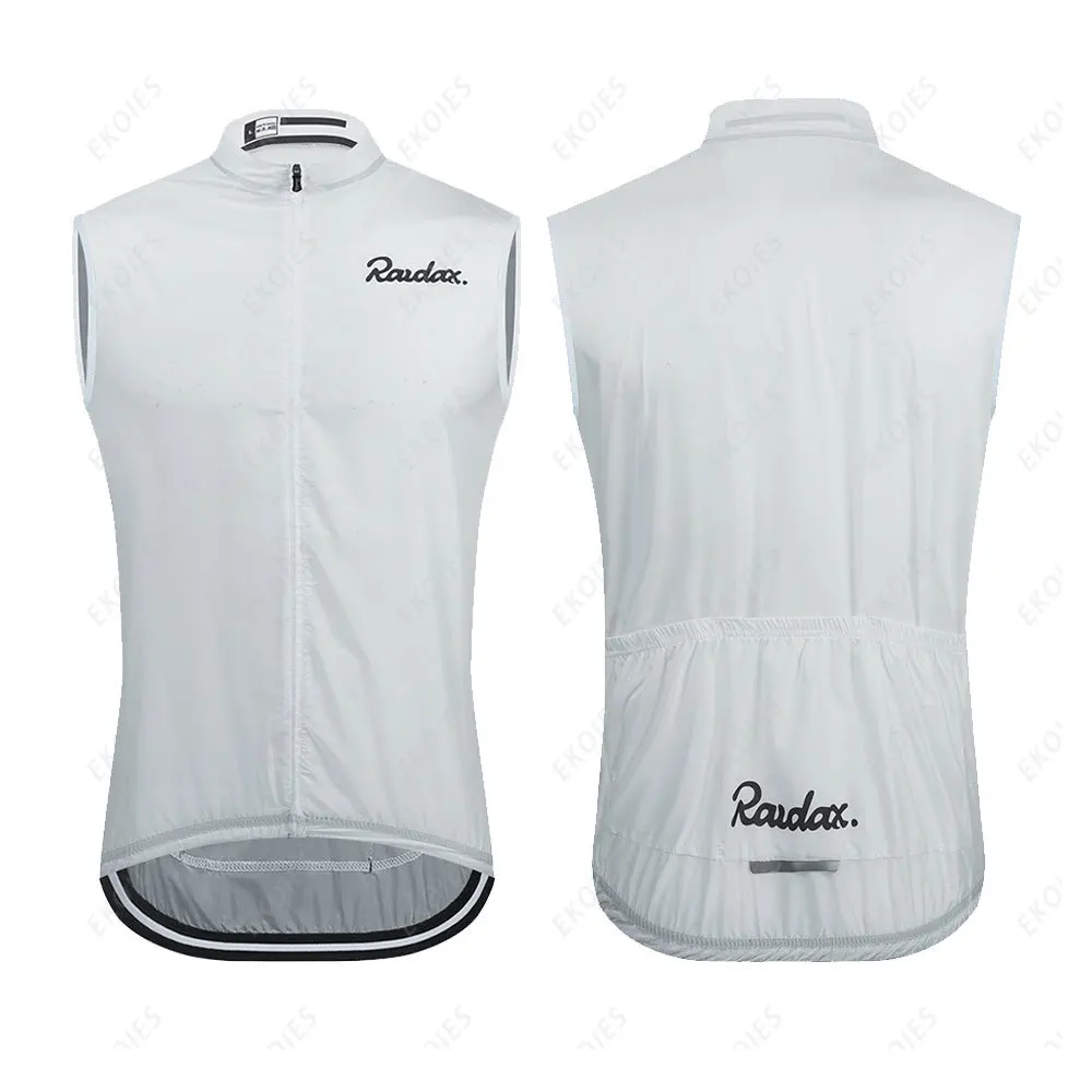 

Raudax Team Cycling Vest, Quick Dry Jacket, Windproof, Sleeveless, MTB, Lightweight, Waterproof, Cycling Jersey, Summer, 2023