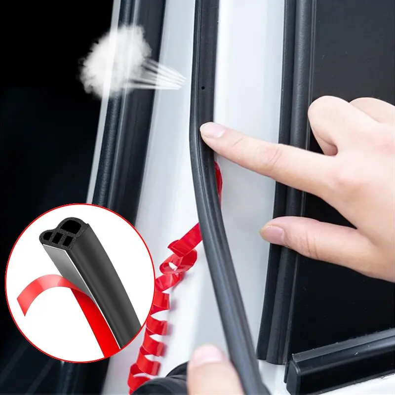 Car Door Seal Strip Trunk Edge Stickers For Toyota Corolla RAV4 Camry Prado Avensis Yaris Hilux Prius Land Cruiser