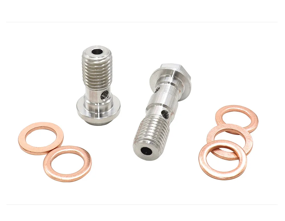 Universal M10X1.25/1.0mm Banjo screws for Motorcycle Brake tubing brake caliper Colorful Motorcycle Oil Nozzle screws Oil screws