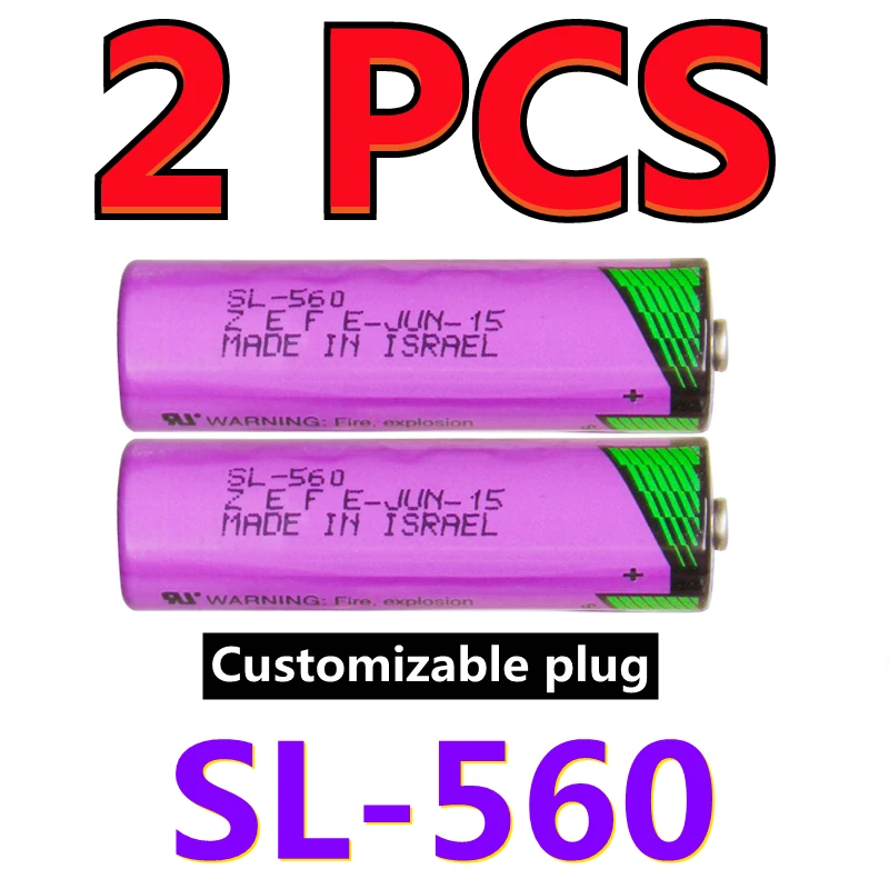 

(Новая дата) 2 шт. оригинальная новая батарея SL-560 AA 3,6 V батареи для ПЛК-устройств (устойчивость к высоким температурам)