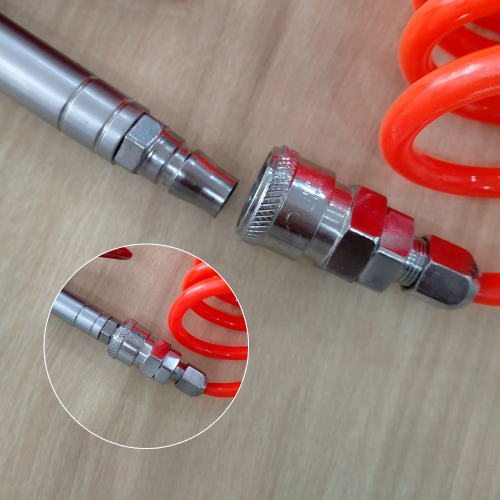 Pyłoszczelny pistolet pistolet do sprężonego powietrza pneumatyczne powietrze Duster wysokociśnieniowy środek do usuwania kurzu ze stali nierdzewnej — zdjęcie 4