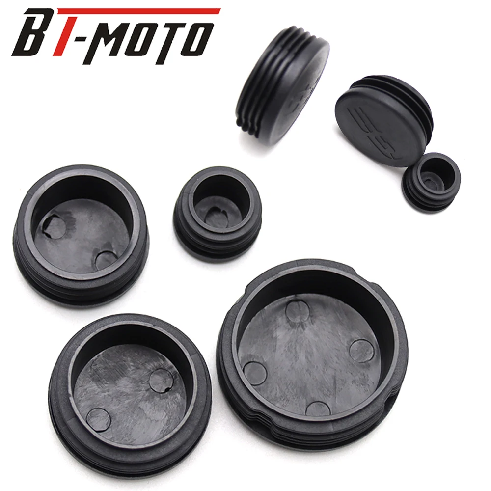 Motorcycle Tank Protection Bar Plugs Covers Fit For BMW R1200GS ADV R 1200 GS LC Adventure 2013 2014 2015 2016 Frame Hole Caps