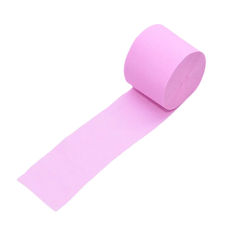 45mm 25meter Länge Crepe Papier Streamer Rolle Bunting DIY Papier Girlande Fotografie Kulissen für Hochzeit Geburtstag Party Decor – Detail 19