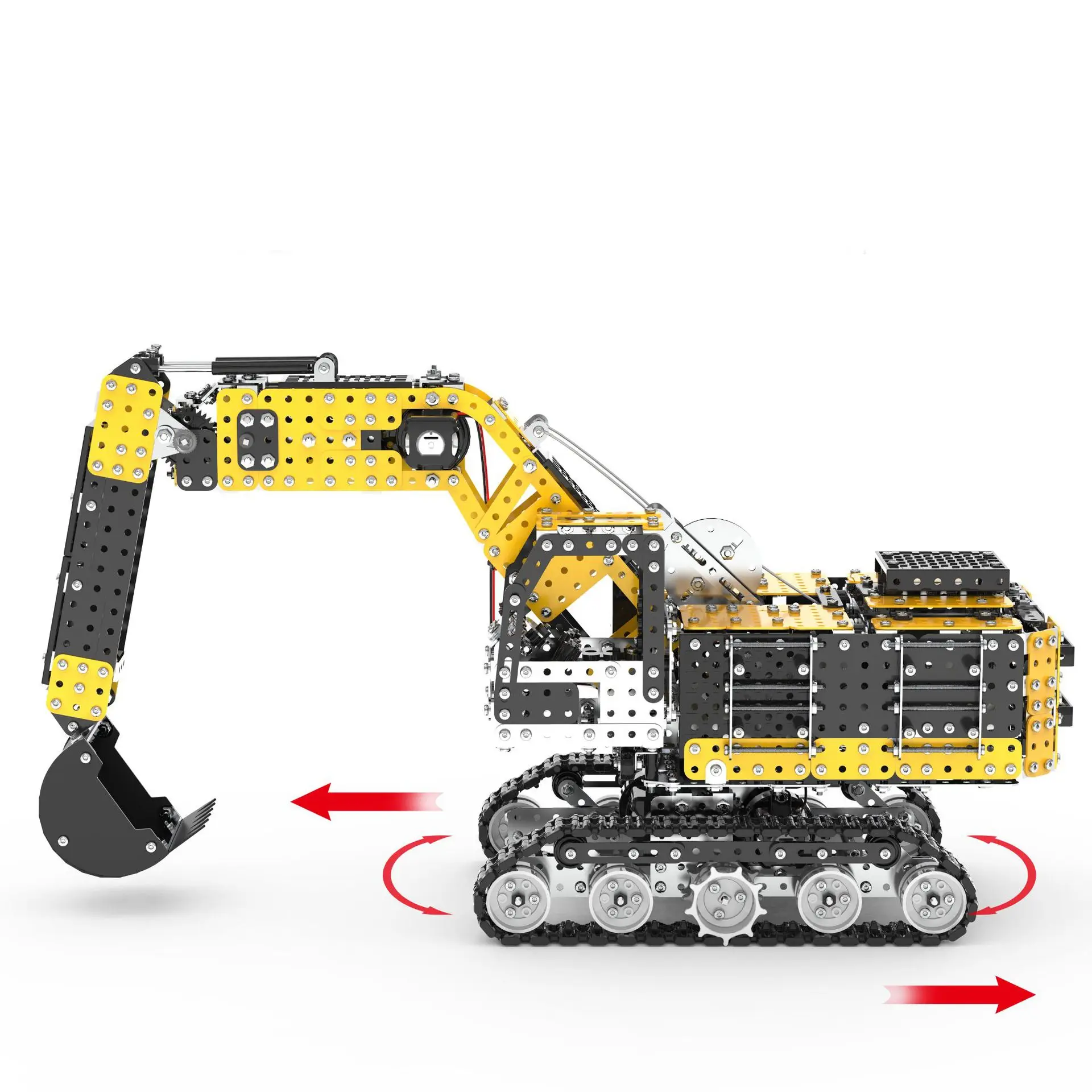 Lega RC escavatore cingolato modello city construction engineering telecomando assemblaggio auto giocattolo per bambini regalo ragazzo