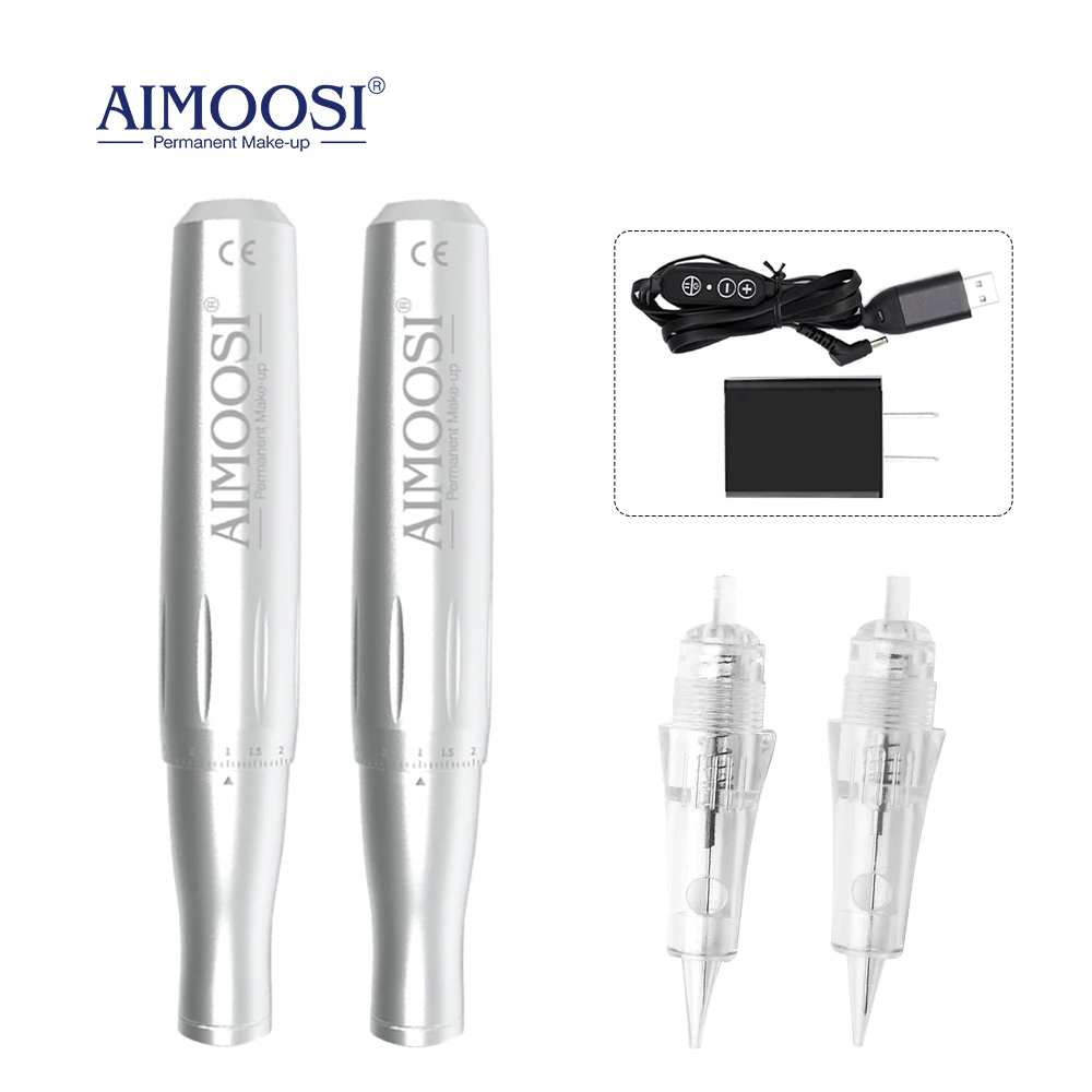 AIMOOSI A5 High Quality Professional Tattoo PMU Machine Gun Pen Needle Microblading Body Eyebrow Lips Permanent Makeup Supplies