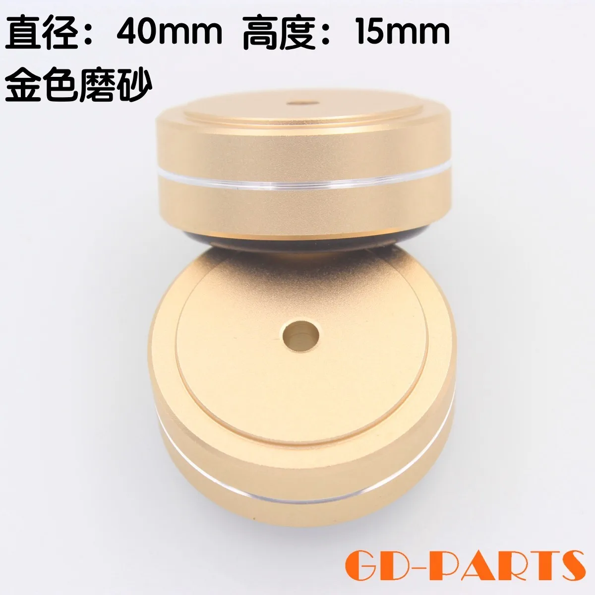 Hifidiy-Alumínio Speaker Box Spikes Stand Feet Pad, Amplificador DAC, Decodificador, Áudio, Computer Rubber Buffer, Floor Foot Nail, M4015, 5015