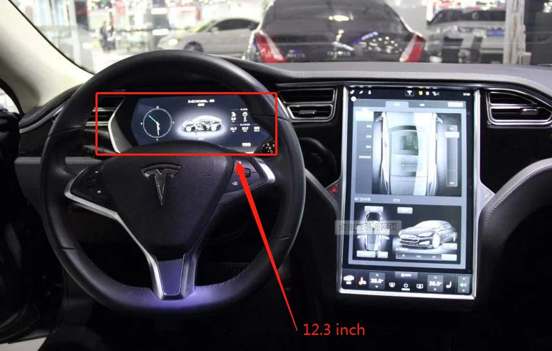 Imagem -03 - Tela de Exibição Lcd para Tesla Modelo s Modelo x La123wf1-sl01 123 Polegadas 20122014