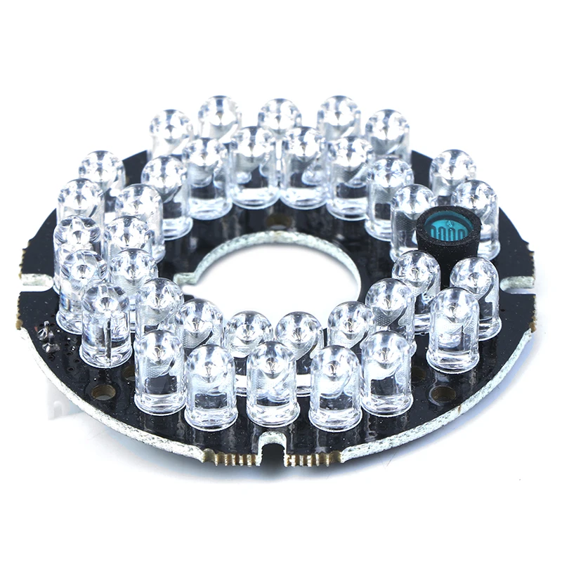 90 degrees CCTV Accessories infrared light 36 Grain IR LED board for Surveillance cameras night vision diameter 53mm