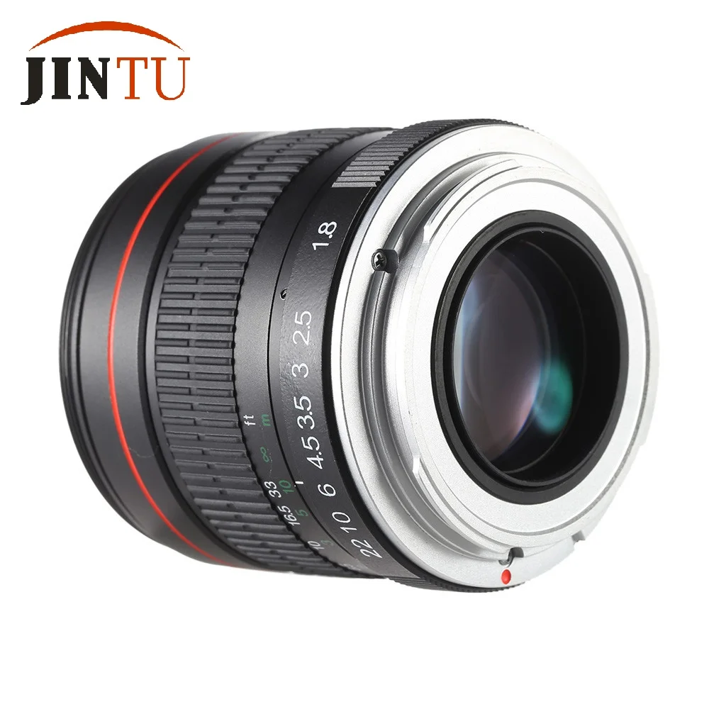 JINTU 85mm f/1.8 Portrait Lens for Canon EOS 5D 6D 7D 50D 70D 60D SL1 T5i T4i T3i T2i DSLR Camera Prime Lens