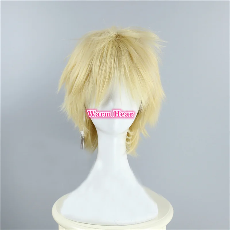 The Little Prince Le Petit Prince France Film Short Light Golden Anime Cosplay Hair Wig Heat Resistant Hair Wigs + a wig cap