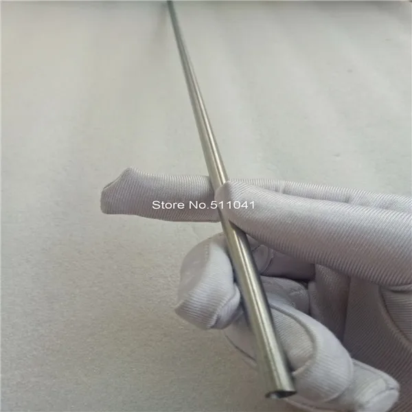 Tubo al tantalio OD5.5mm (0.216 pollici) ID3 mm (0.118 pollici) lunghezza 250mm(10 pollici),10 pezzi spedizione gratuita