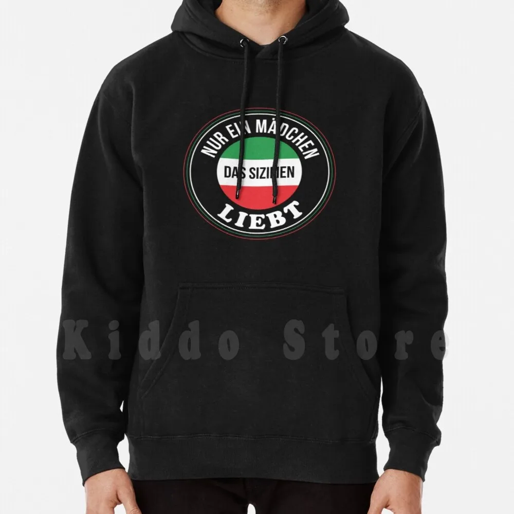 Sizilien Sicily Palermo Geschenk Hoodie Long Sleeve Sizilien Palermo Sicilia Sicilian Italy Sommerurlaub Urlaub