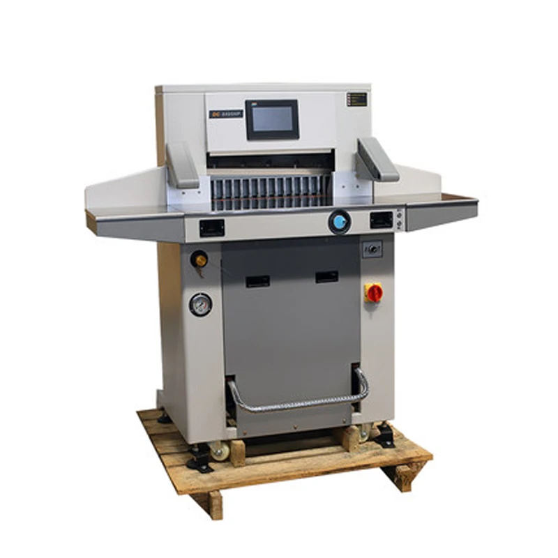 DC-8495HP Double Hydraulic Program Control Paper Cutter Document Book Document Heavy Paper Cutting Machine Commercial