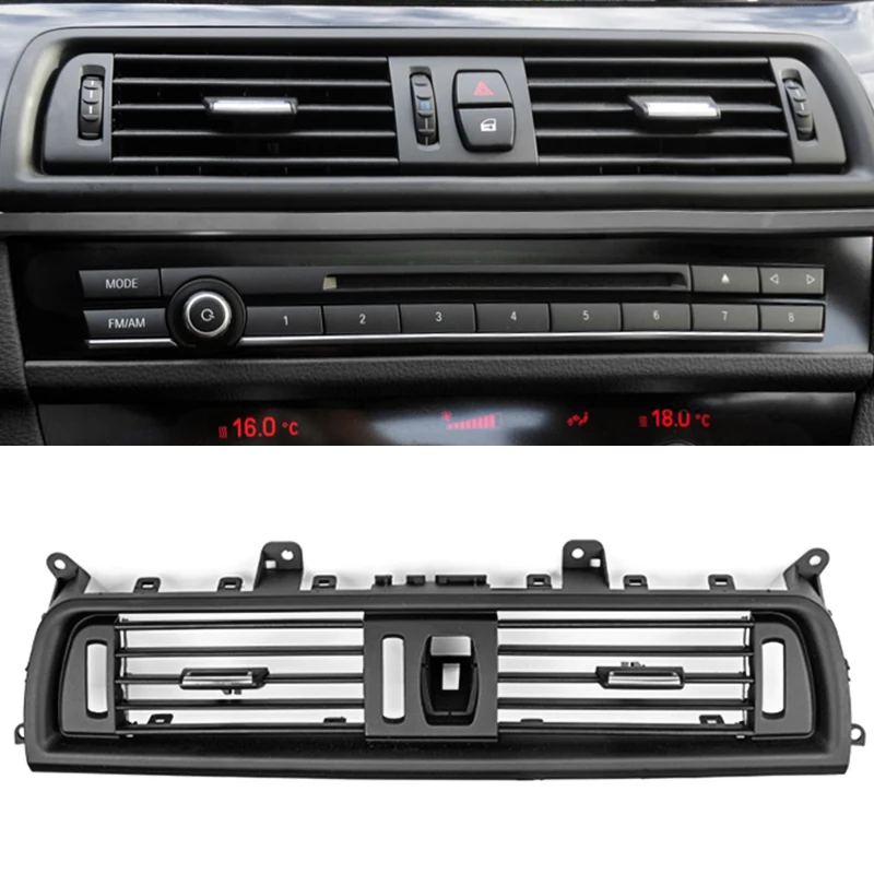 Left Right Rear Front Center Console Plating Air Conditioning Grille Air Vent Outlet For BMW F10 F11 f18 5 Series 2010-2017