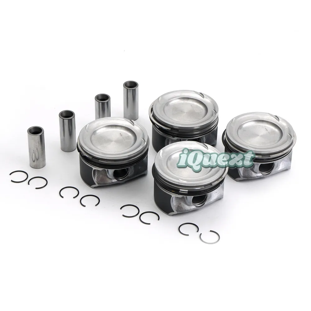 4x KS Pistons Rings Set Φ83mm STD for Mercedes-Benz C250 C300 W205 M274.920 2.0L 1991CC l4 Turbocharged Engine