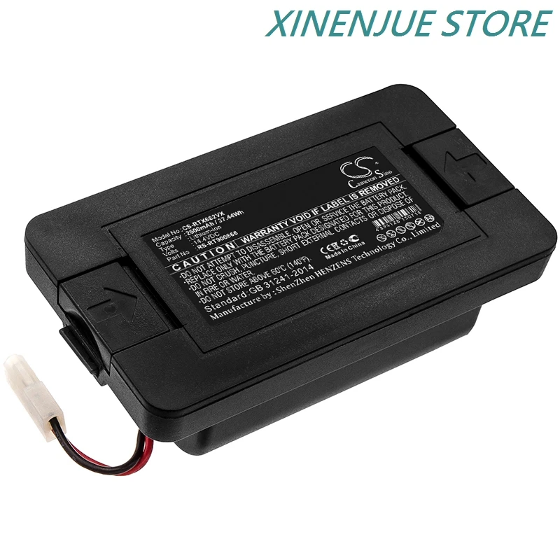 Vhbw Batterie Remplacement Pour Rowenta RS-RT900866 Pour Aspirateur Noir 3000mah 14 4v Li Ion 87878503