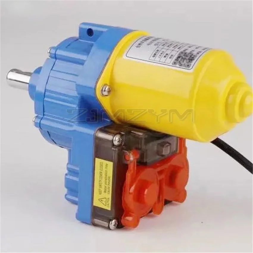 DC24V ไฟฟ้ามอเตอร์เรือนกระจกม้วนฟิล์มพลาสติกมอเตอร์ลมไฟฟ้าฟิล์มสำหรับระบายอากาศ50W/80W / 100W