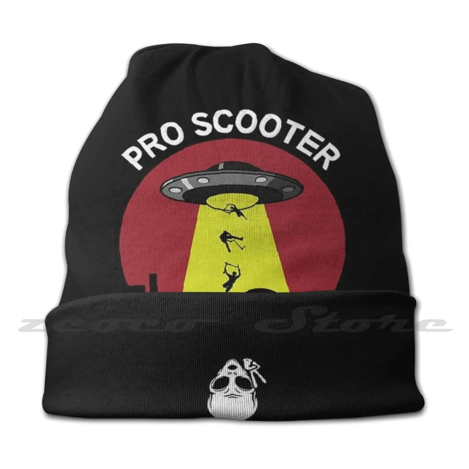 Pro Scooter Legend Rider-Trick Scooter T-Shirt-Best Ever Scooter T-Shirt-Awesome Stunt Scooter Gift Knit Hat Hedging Cap Soft