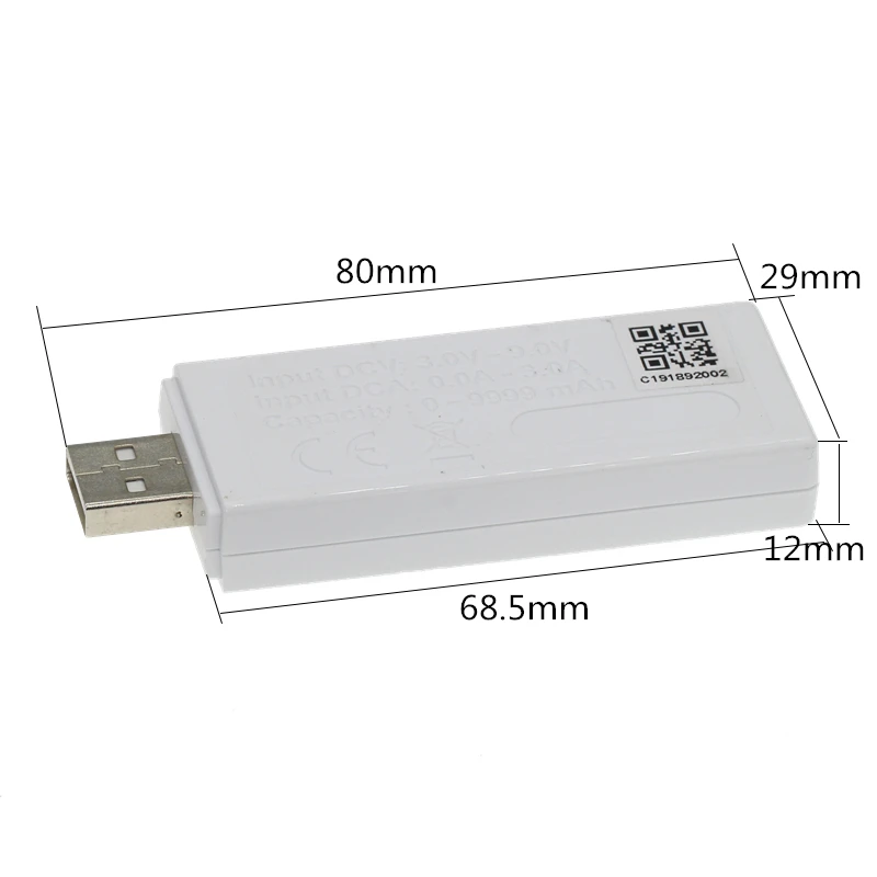 USB Tester UNI-T UT658 UT658B Mobile Phone Notebook Mobile Power Safety Monitor 3.0V-9.0V/0.0A-3.0A Low Warning LCD Display